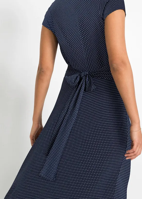 Midi jurk in een viscosemix, bonprix