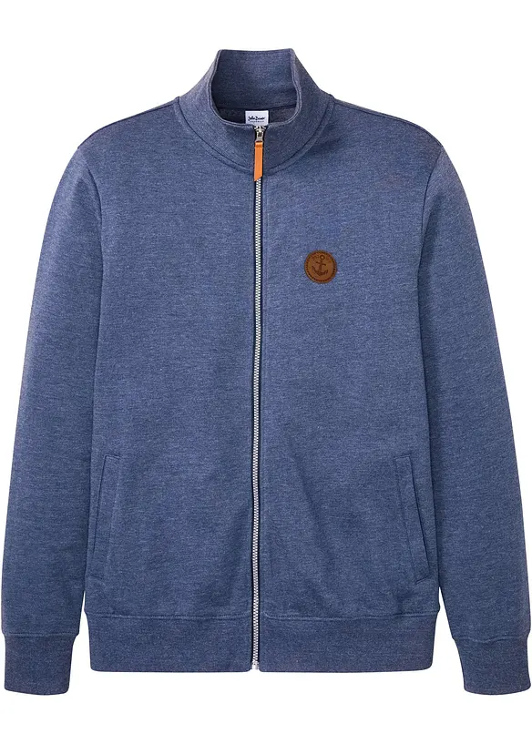 Sweatvest met opstaande kraag, bonprix