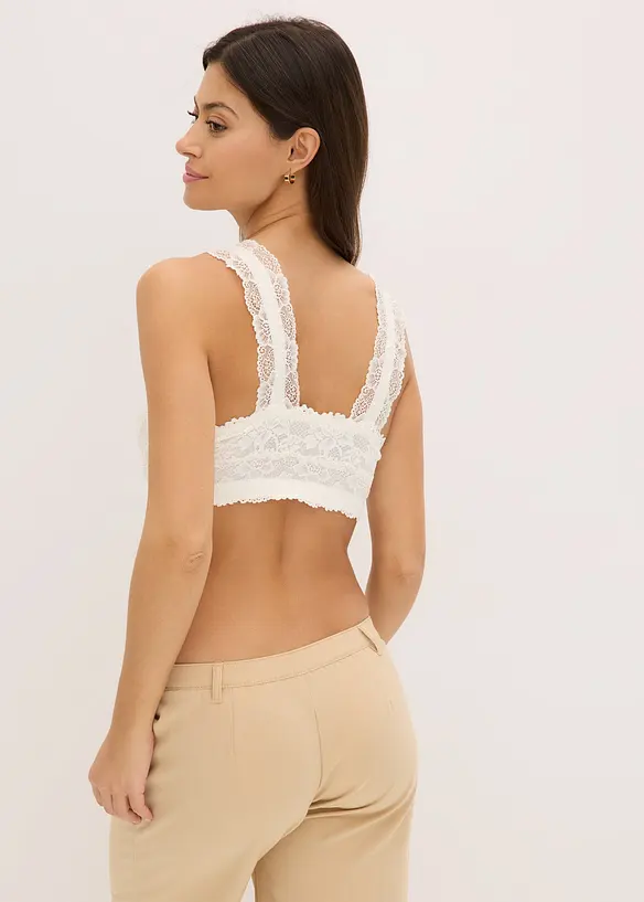 Bralette zonder beugels met comfortabele sluiting voorop, bonprix
