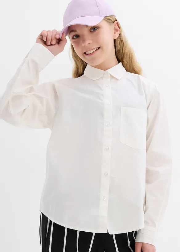 Meisjes Oxford blouse, bonprix