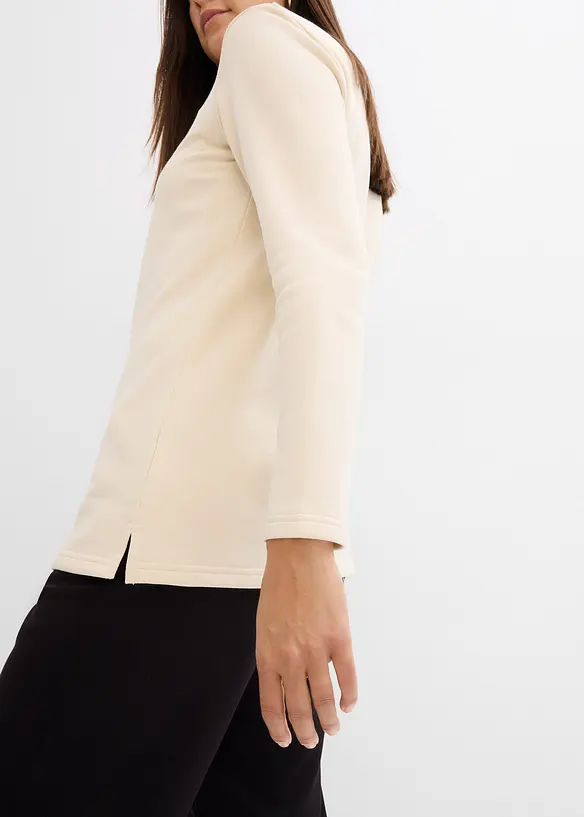 Sweater met split, bonprix