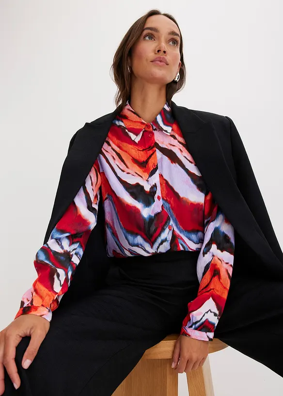 Gedessineerde blouse, bonprix