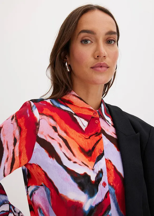 Gedessineerde blouse, bonprix