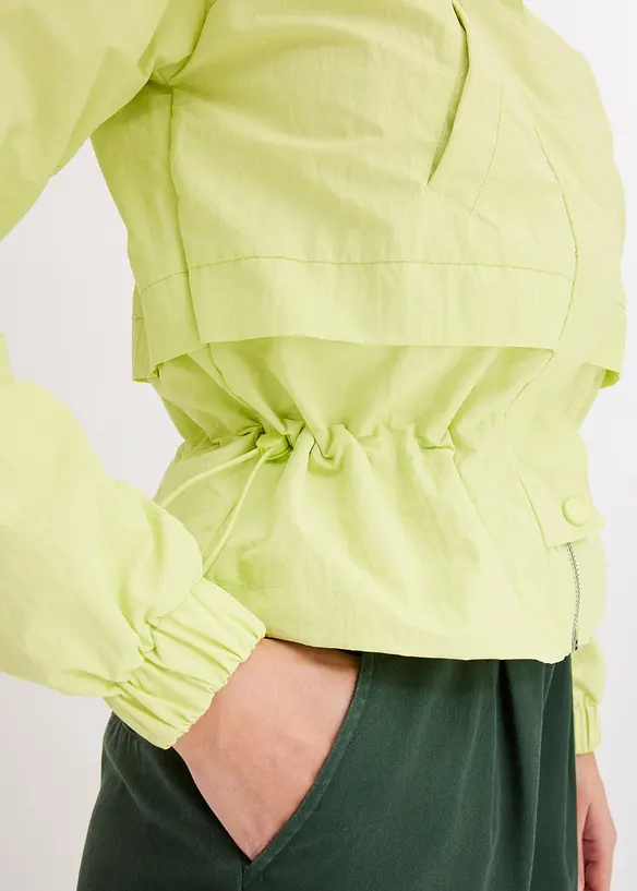 Korte jas met koordje in de taille, bonprix