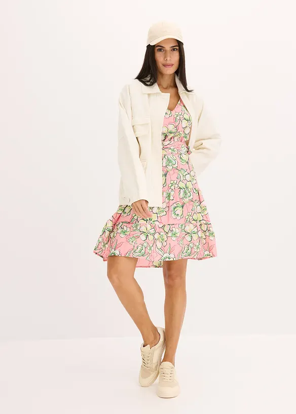 Mini jurk van zachte viscosemix, bonprix