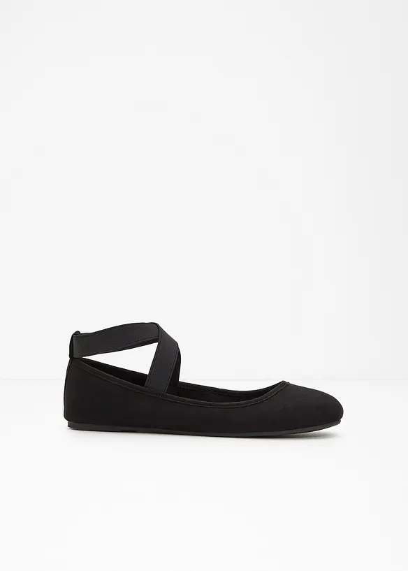 Ballerina's met elastische bandjes, bonprix