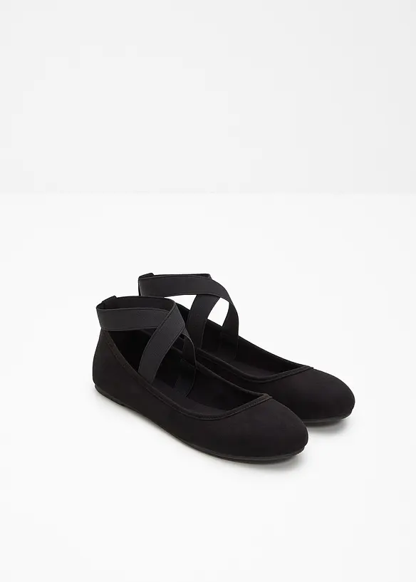 Ballerina's met elastische bandjes, bonprix