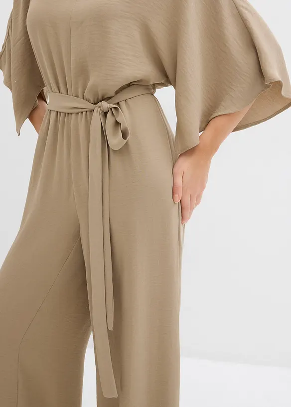 Jumpsuit met ceintuur, bonprix