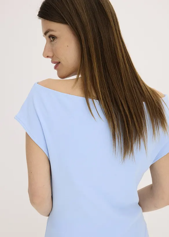 Off-shoulder shirt van puur biologisch katoen, bonprix