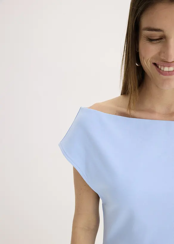 Off-shoulder shirt van puur biologisch katoen, bonprix