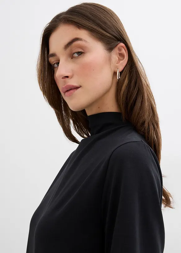Shirtjurk van een elastische katoenmix, bonprix