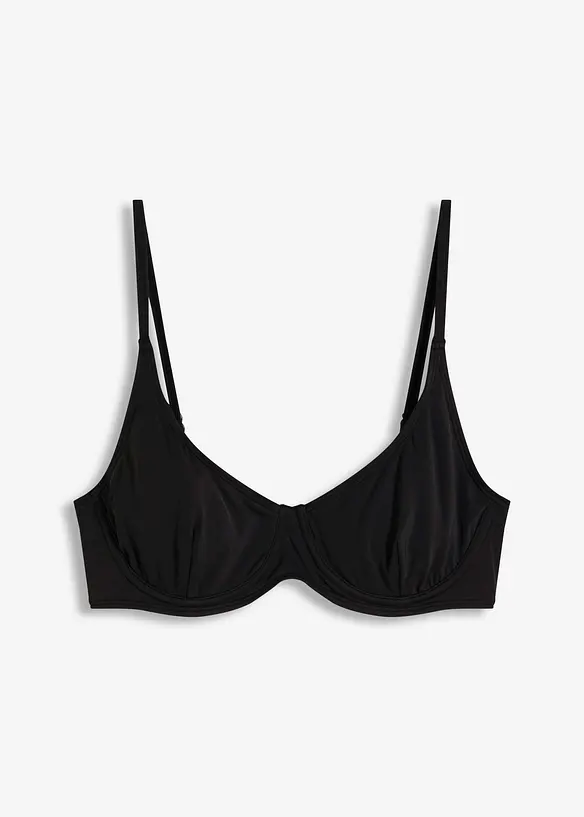 Beugel bikinitop van glanzend materiaal, bonprix