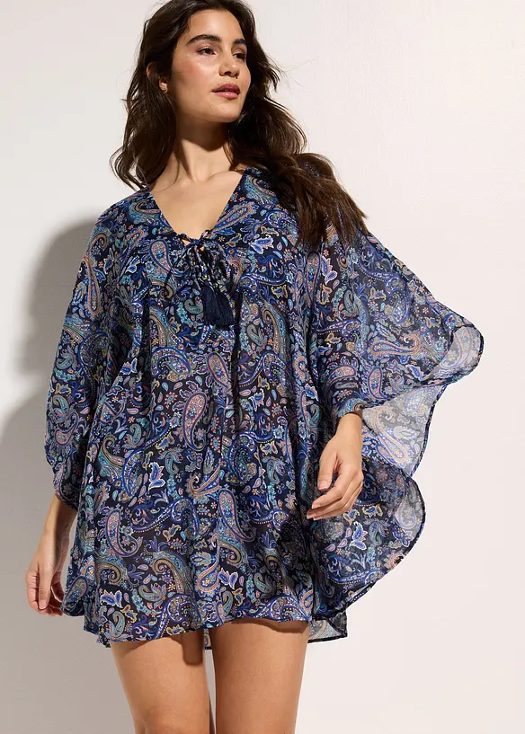 Transparante strandtuniek, bonprix
