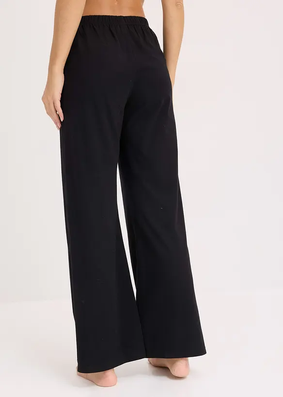 Loungewear broek met zijsplit, bonprix
