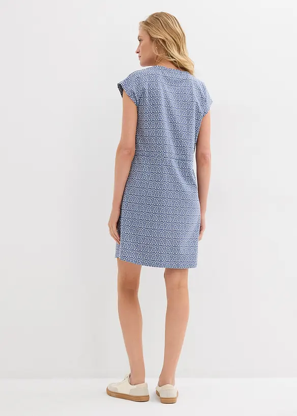 Jersey jurk met koorddetail, bonprix