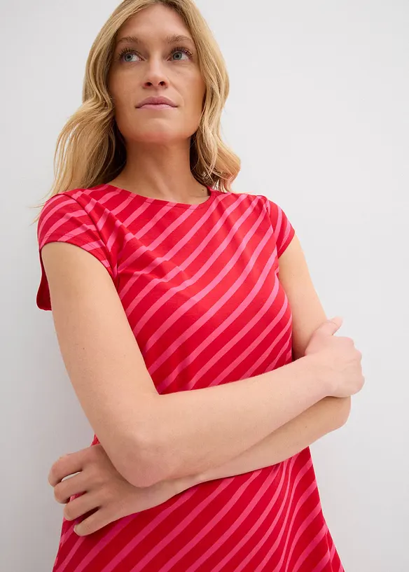 Jersey jurk in een aansluitend model, bonprix