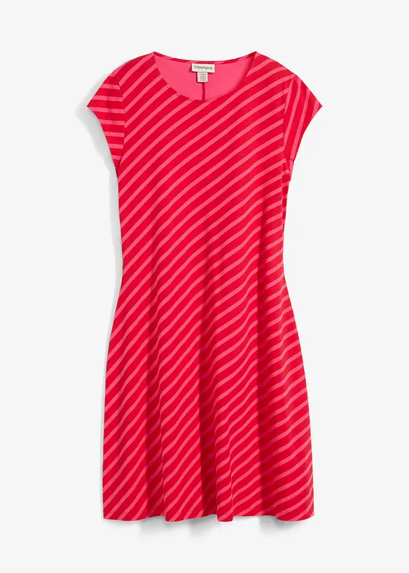 Jersey jurk in een aansluitend model, bonprix
