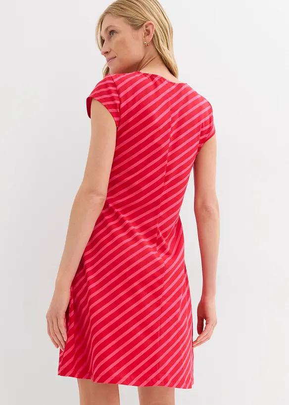 Jersey jurk in een aansluitend model, bonprix