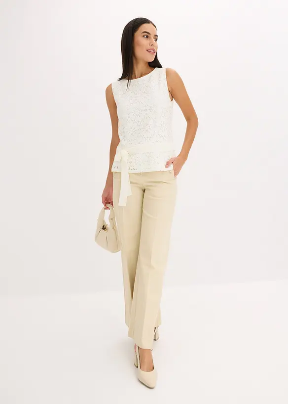 Kanten top, bonprix