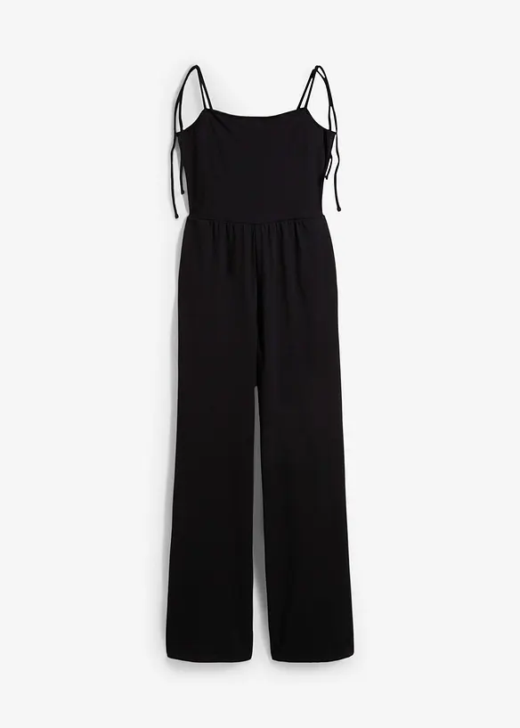 Jersey jumpsuit met spaghettibandjes, bonprix