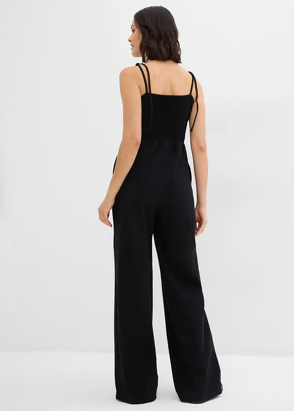 Jersey jumpsuit met spaghettibandjes, bonprix