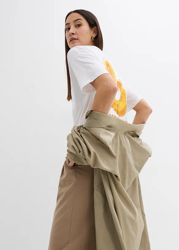 Oversized shirt van puur biologisch katoen, bonprix