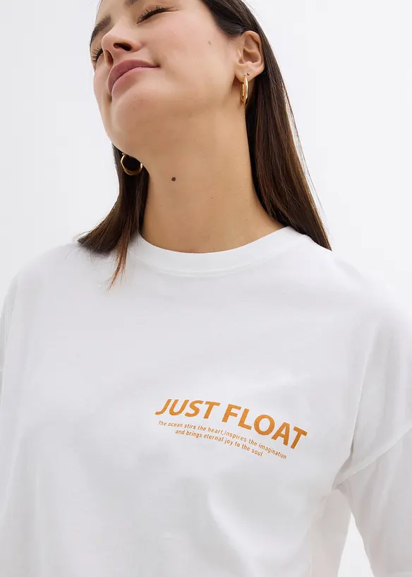 Oversized shirt van puur biologisch katoen, bonprix