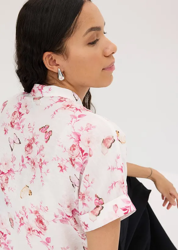 Gedessineerde blouse, bonprix