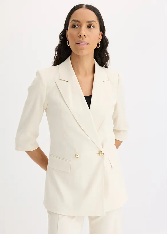 Lange blazer met 3/4 mouwen, bonprix