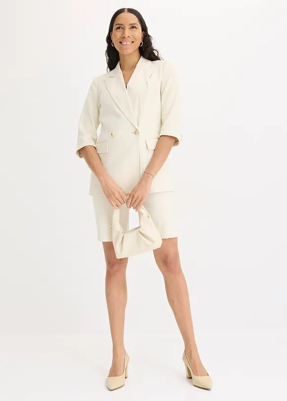 Lange blazer met 3/4 mouwen, bonprix