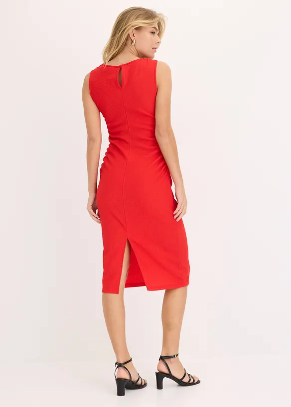 Aansluitende one-shoulder jurk, bonprix