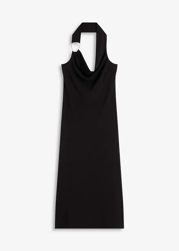 Midi jurk met decoratief metalen detail, bonprix