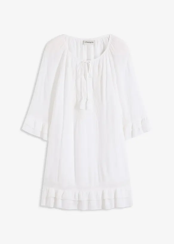 Boho jurk met borduursel, bonprix