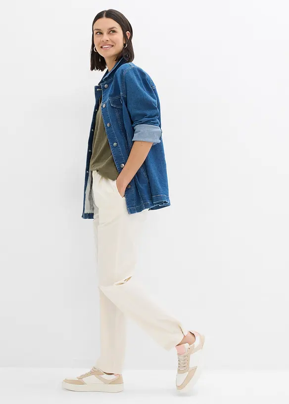 Broek in een elastische katoenmix, bonprix