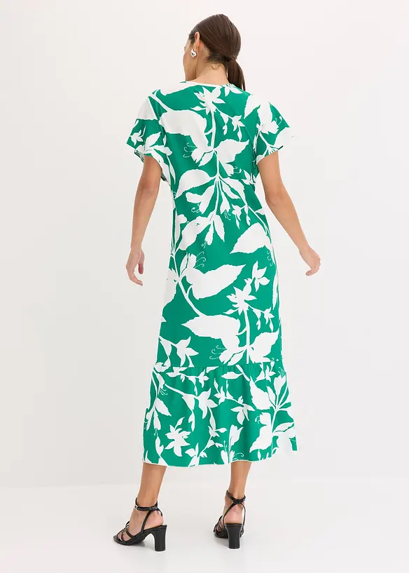 Midi jurk met kapmouwen, bonprix