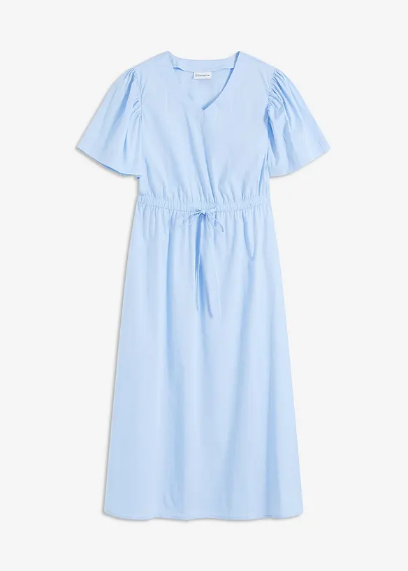 Midi jurk met wijde mouwen, bonprix