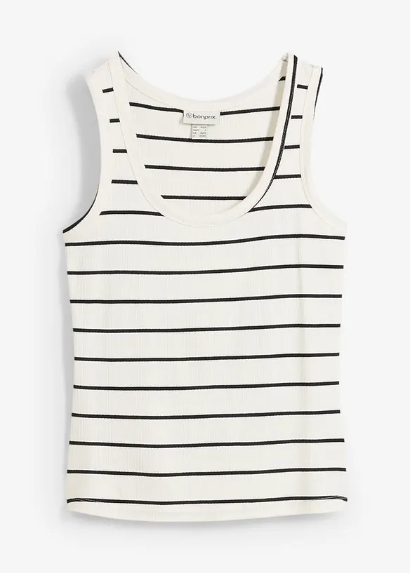 Geribd tanktop, bonprix