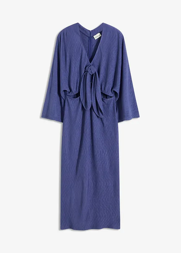 Midi jurk met cut-outs, bonprix