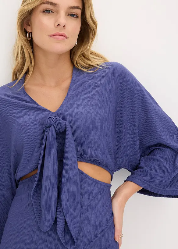Midi jurk met cut-outs, bonprix