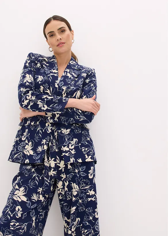 Marlene broek met print, bonprix