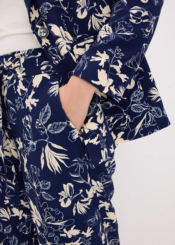 Marlene broek met print, bonprix