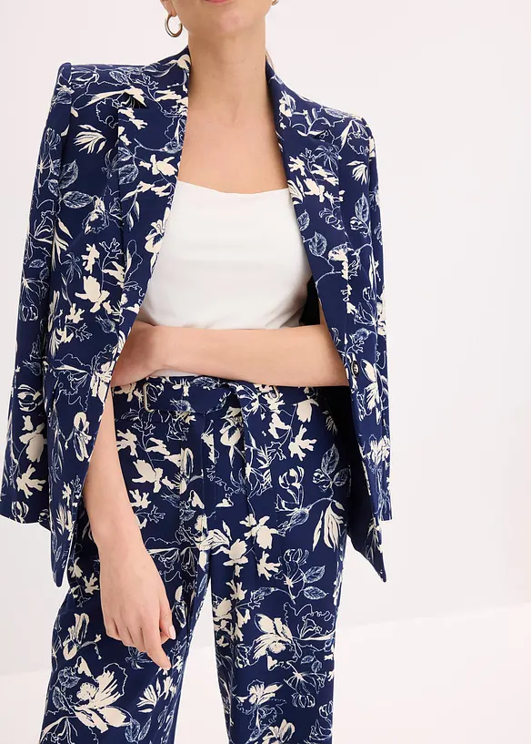 Marlene broek met print, bonprix
