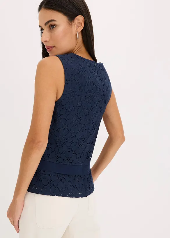 Kanten top, bonprix