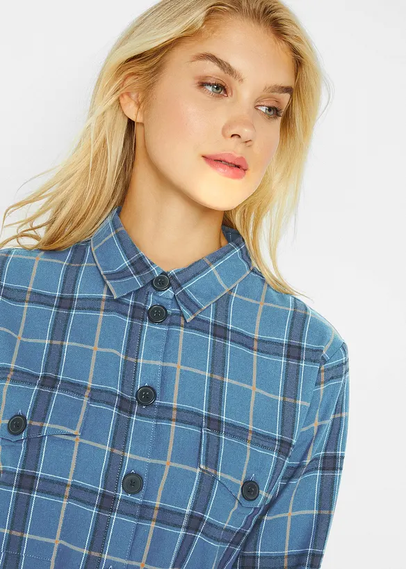 Flanellen overhemd, extra warm, bonprix