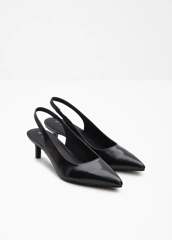 Slingback pumps met smalle hak, bonprix