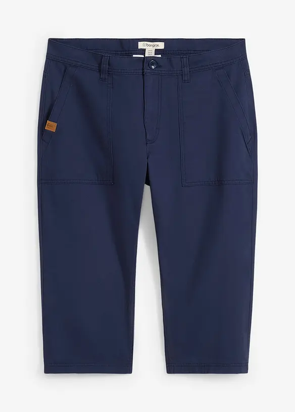 Lange bermuda van katoen, regular fit, bonprix