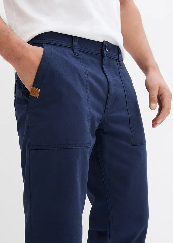 Lange bermuda van katoen, regular fit, bonprix