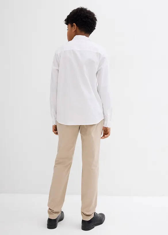 Chino, overhemd en stropdas (3-dlg. set), bonprix