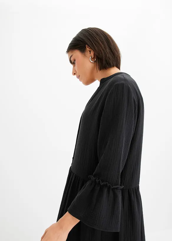 Maxi jurk van mousseline, bonprix