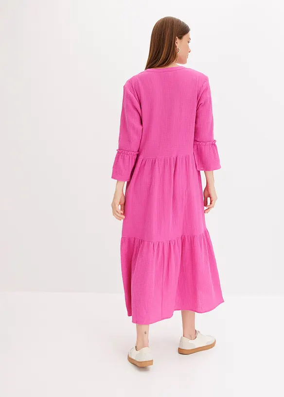 Maxi jurk van mousseline, bonprix